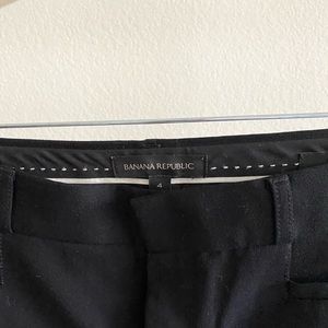 Banana Republic Black Work Trouser